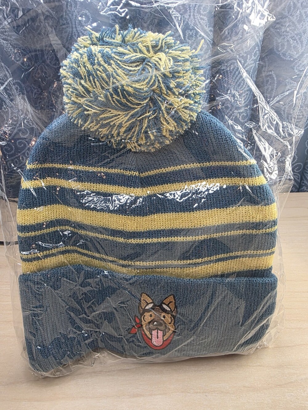 Fallout Loot Crate #36 Reclamation Day Dogmeat Beanie Pom Knit Hat NEW SEALED
